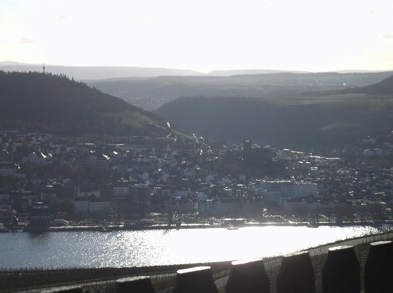 BINGEN FROM NIEDERWALD CAFE