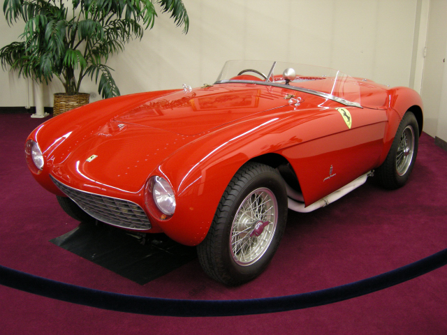 1954 Ferrari 500 Mondial PF Spider, not for sale, per car card