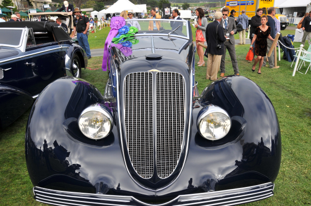 Runner-up -- 1930 Duesenberg J Graber Cabriolet owned by Sam and Emily Mann of Englewood, N.J.