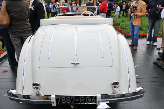Best of Show -- 1933 Delage D8S De Villars Roadster, reportedly purchased for $3.74 million at a 2007 auction.