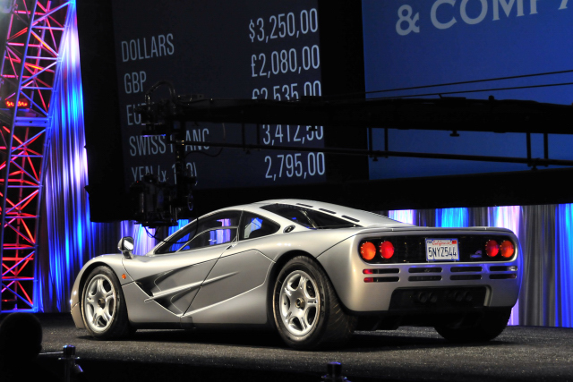 1995 McLaren F1 (ST, CR), sold for $3.575 million