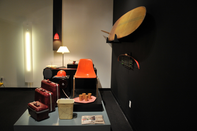 Non-automotive fiberglass products made in 1950s; from Petersen Museum Collection