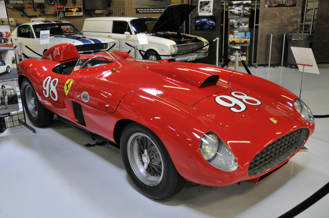 1956 Ferrari 410 Sport Scaglietti Spider, raced by Carroll Shelby, Juan Manuel Fangio, Phil Hill, Richie Ginther; won 8x (2292)