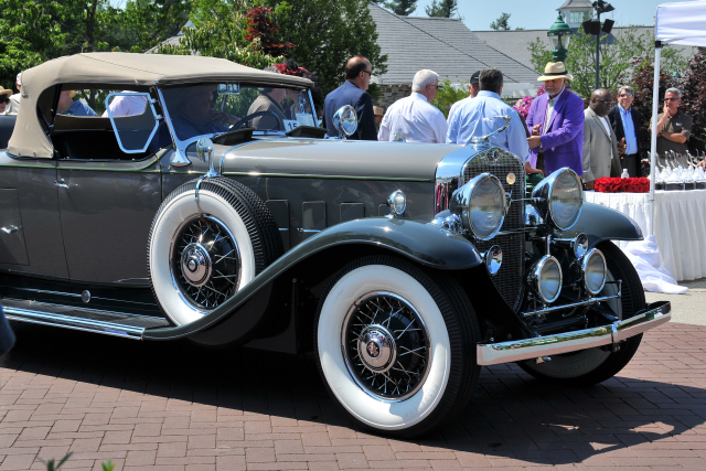 1931 Cadillac 370-A V12 Roadster by Fleetwood, owned by F. Woody & Fran Rohrbach, Emmaus, PA (4489)