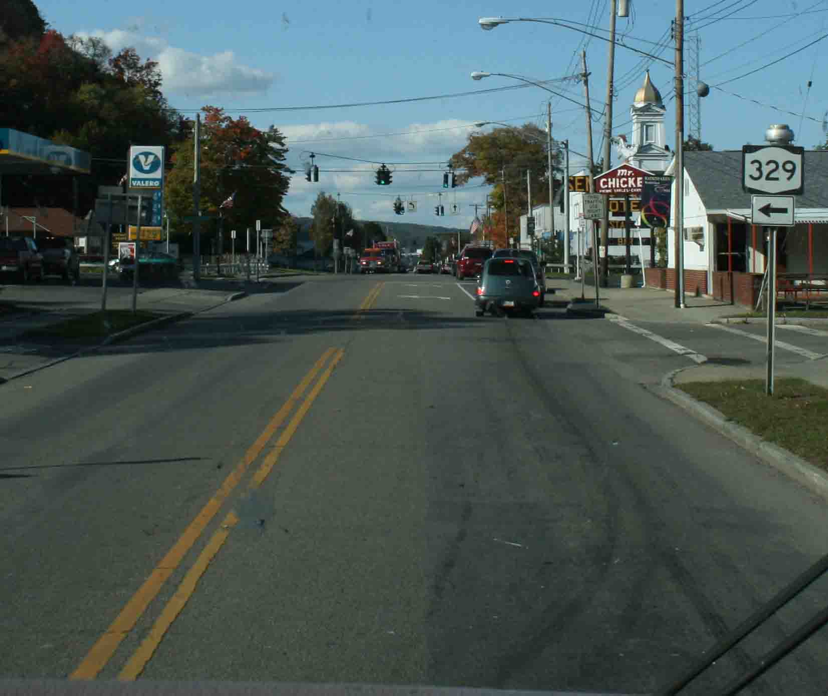 Entering Watkins Glen