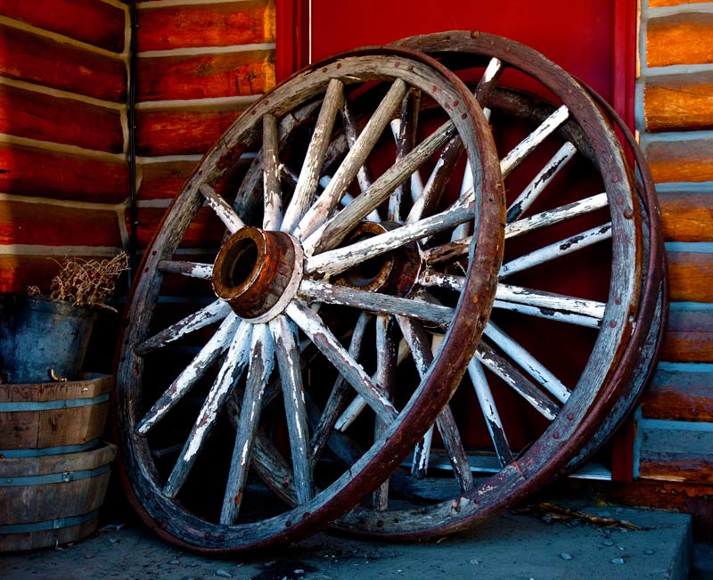 Wyoming Wagon wheels...