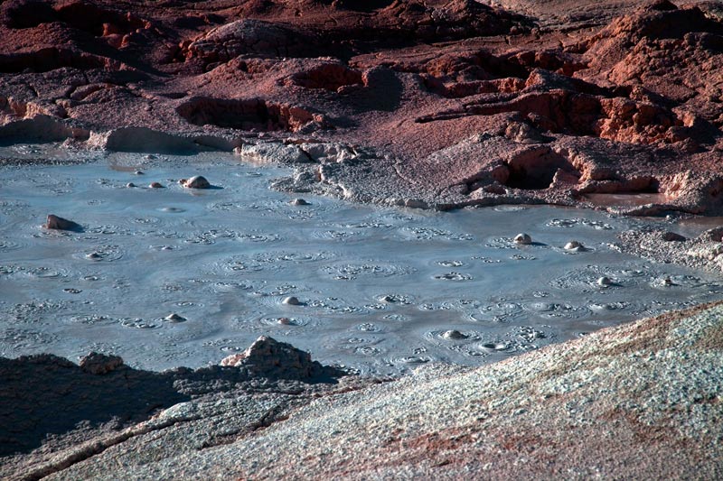 bubbling mud caldron at Fountain Paint Pots