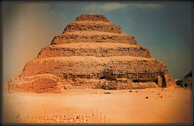 Djoser Pyramid,  Sakkara, Egypt...5000 years old