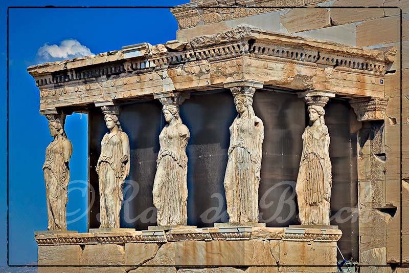 Caryatides (Maidens) on the Erechtheion (click to enlarge)