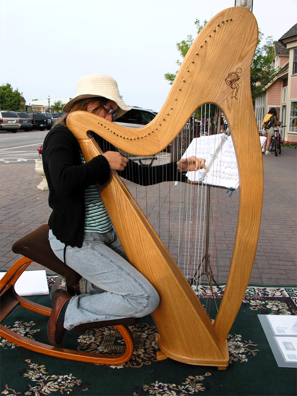 Harpist ... Ill be seeing you.... bye..bye now...