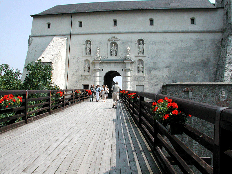 Burg Forchtenstein in the Austrian Province of  Burgenland