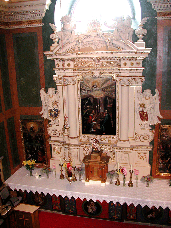 Austria, a chapel inside the castle Burg Forchtenstein