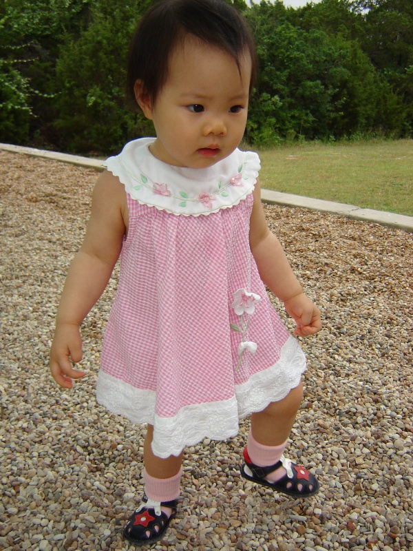 在公園玩