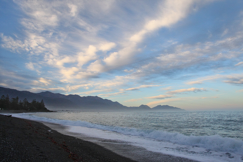 Sunset at the Beach in Kaikoura (7012)