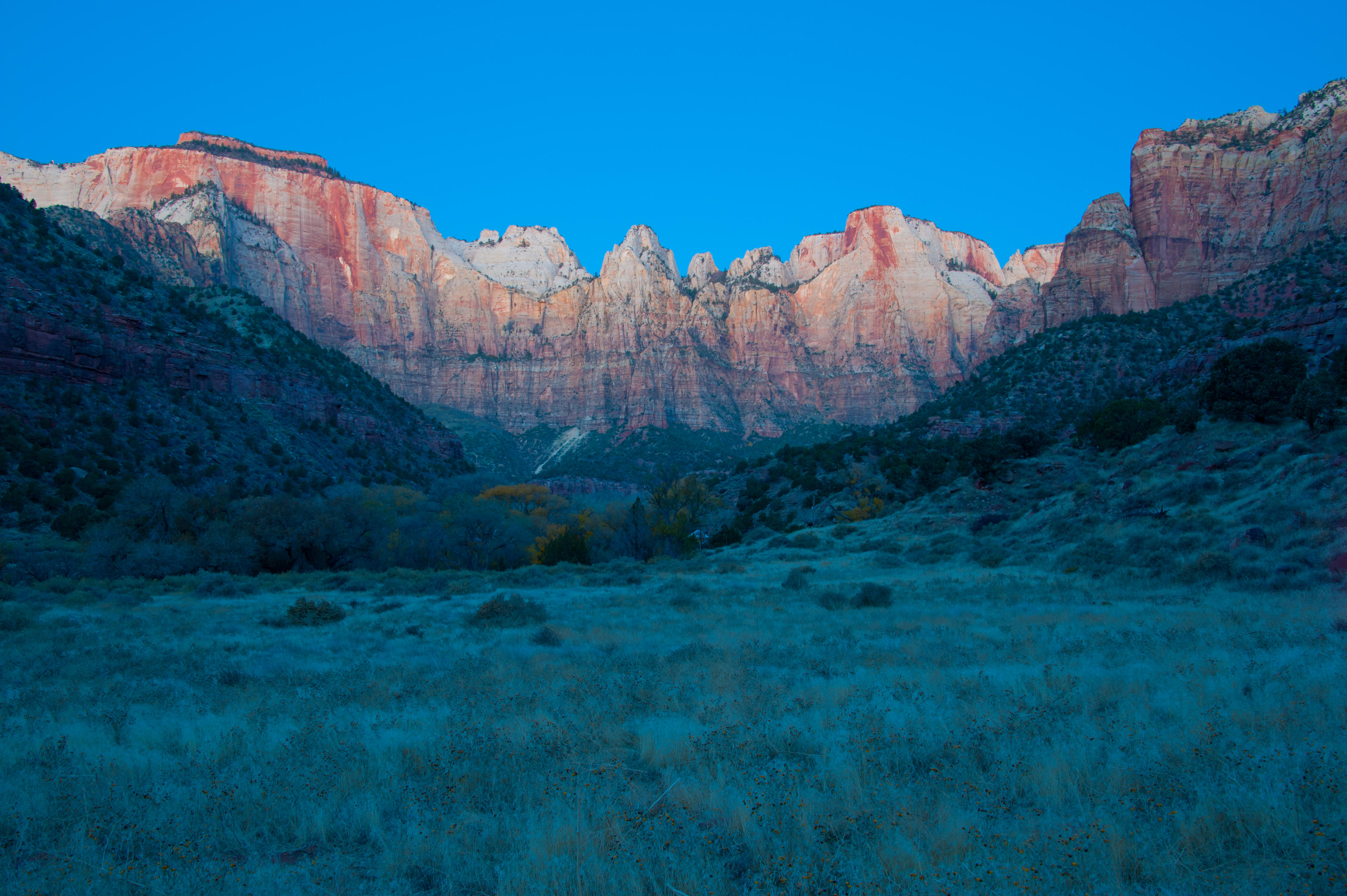 Towers of the Virgin Before Dawn