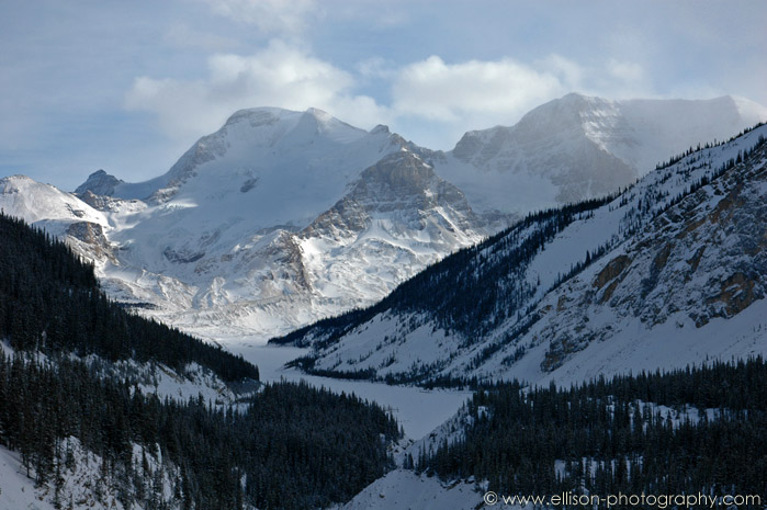 Looking south towards Athabasca Mountain