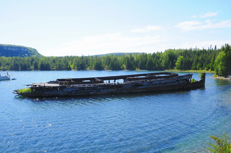 Wreck in Wingfield Basin