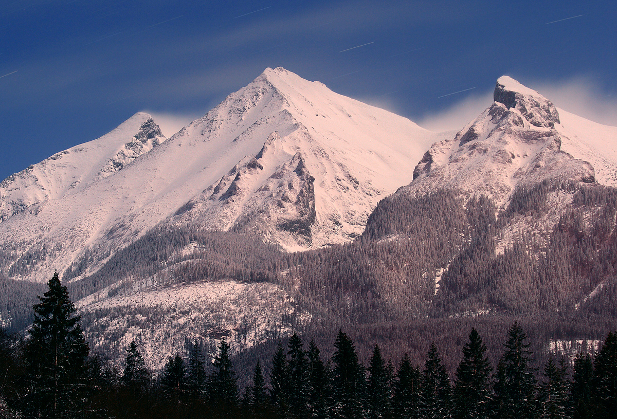 Freezing night in High Tatras