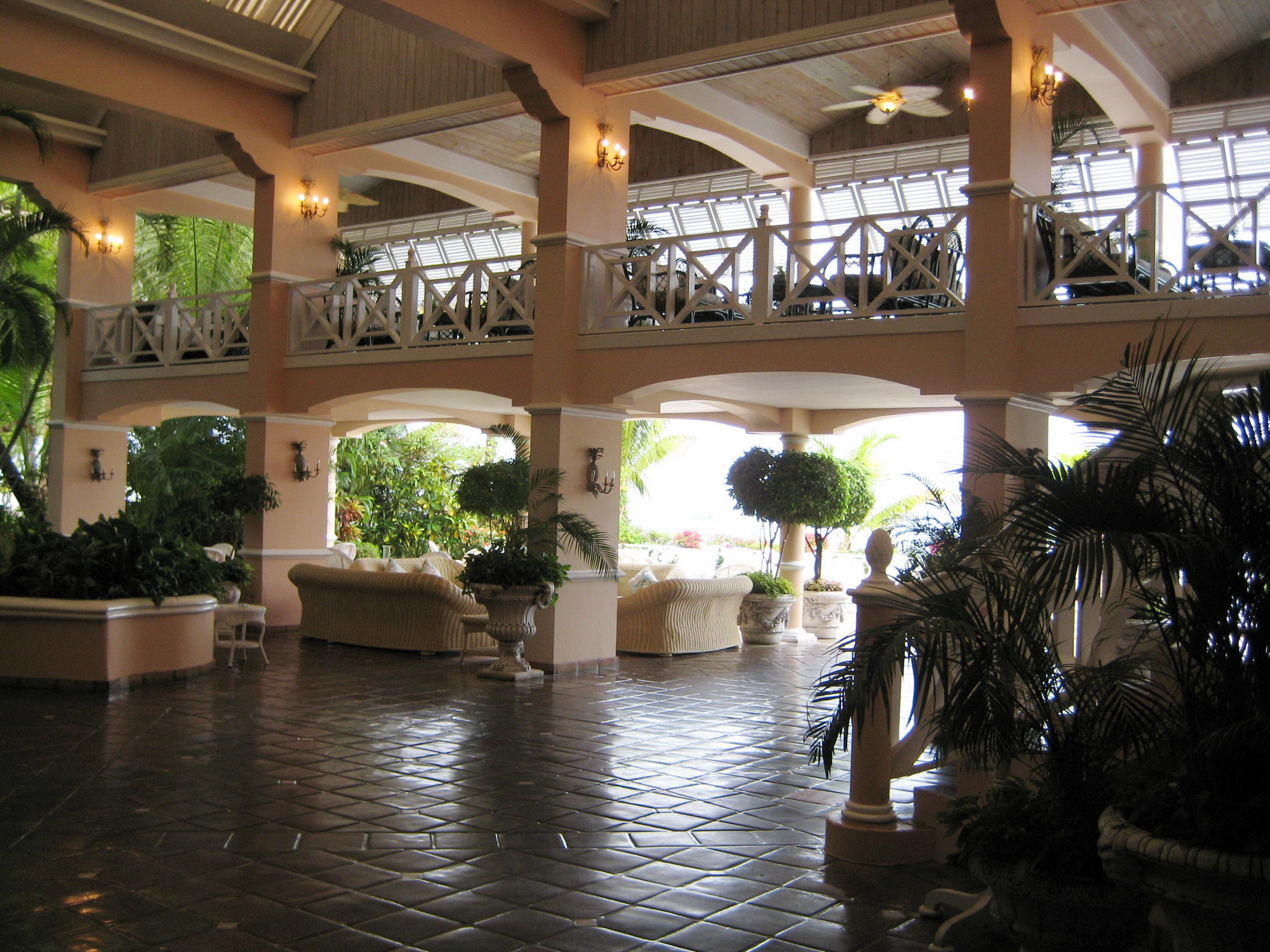 Inside the Coco Reef Resort