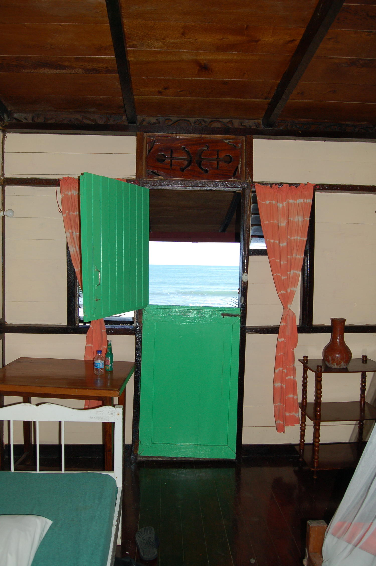 Looking out my door to the beach - Mt. Plaisir - Room 2