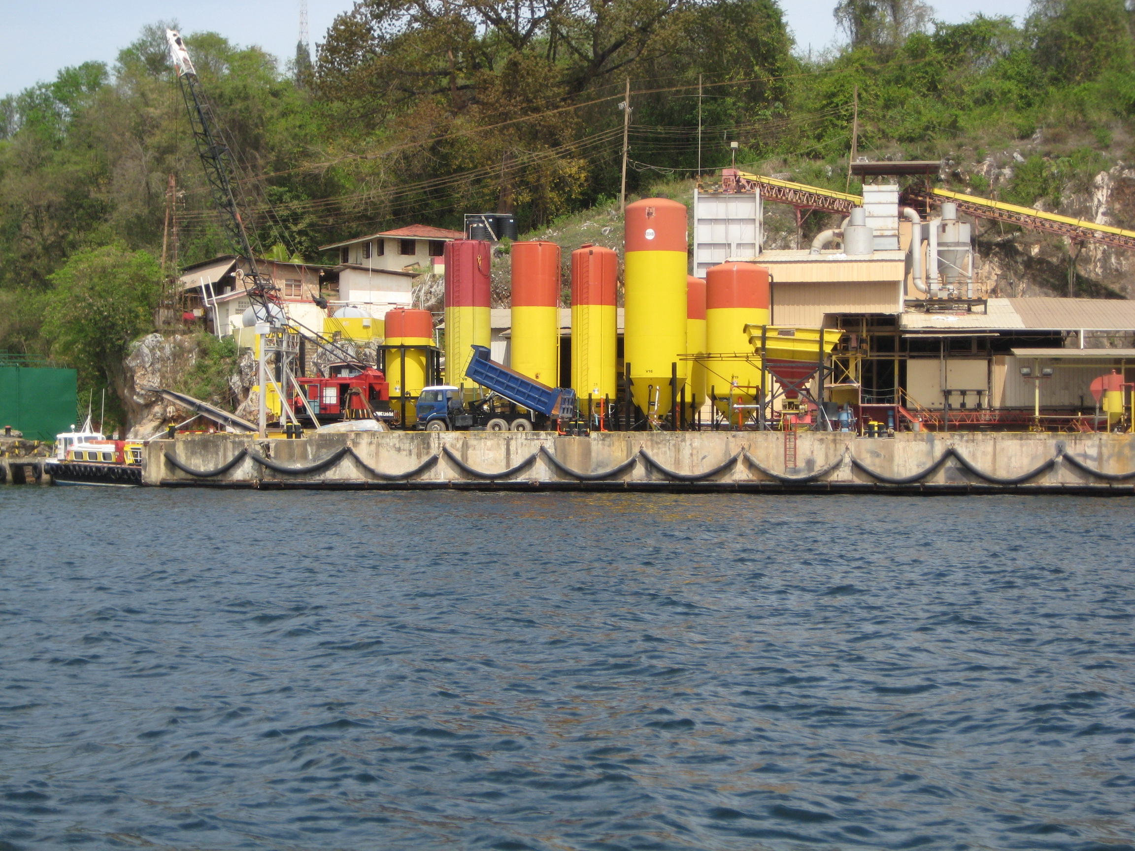 Mining Operation on Small Island