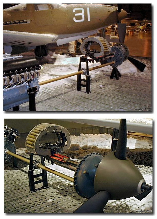 Bell P-39Q Airacobra nose cannon