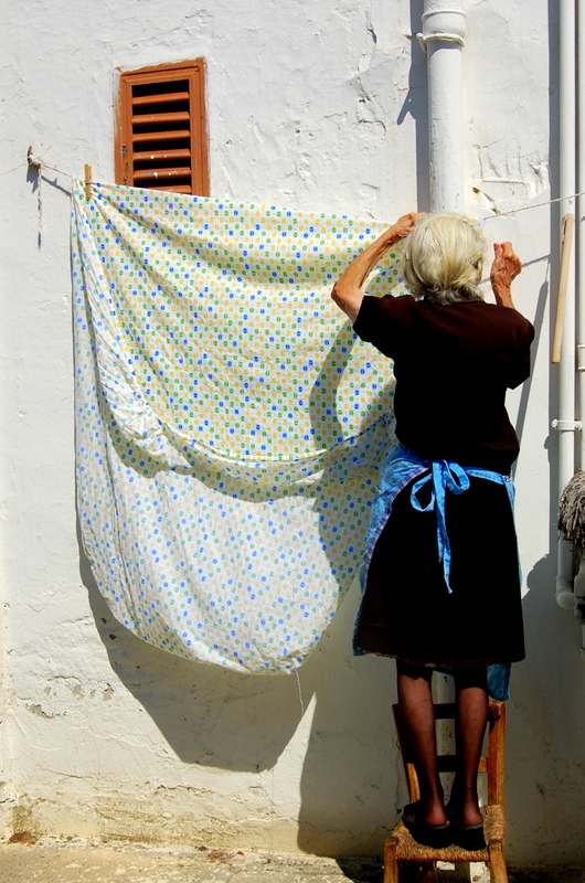 Washday scenes