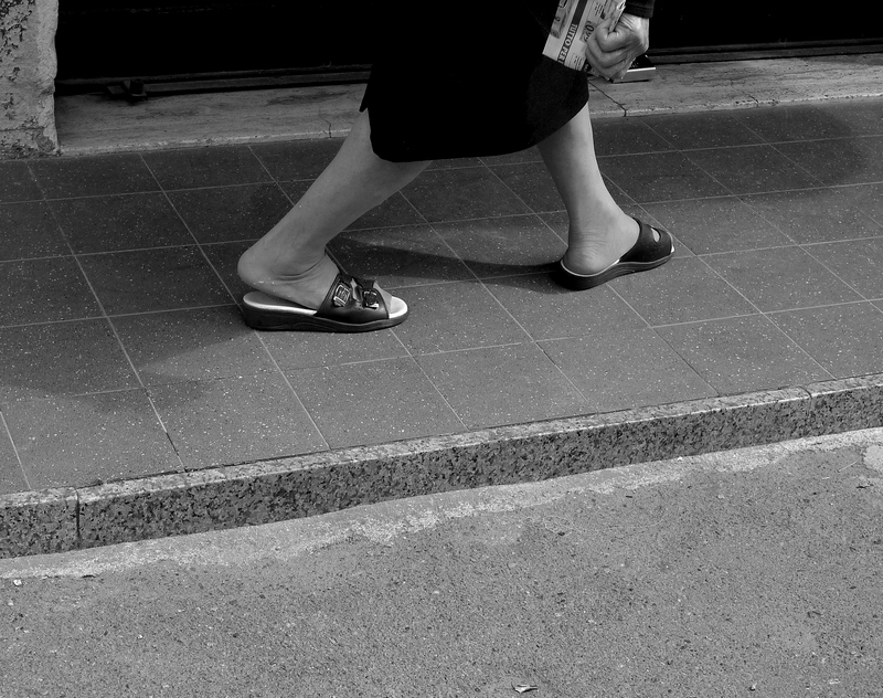 Street people in b&w