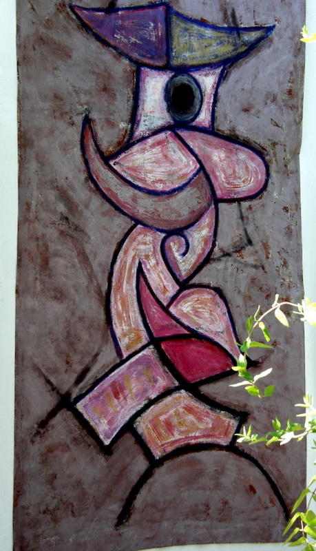 Face on canvas