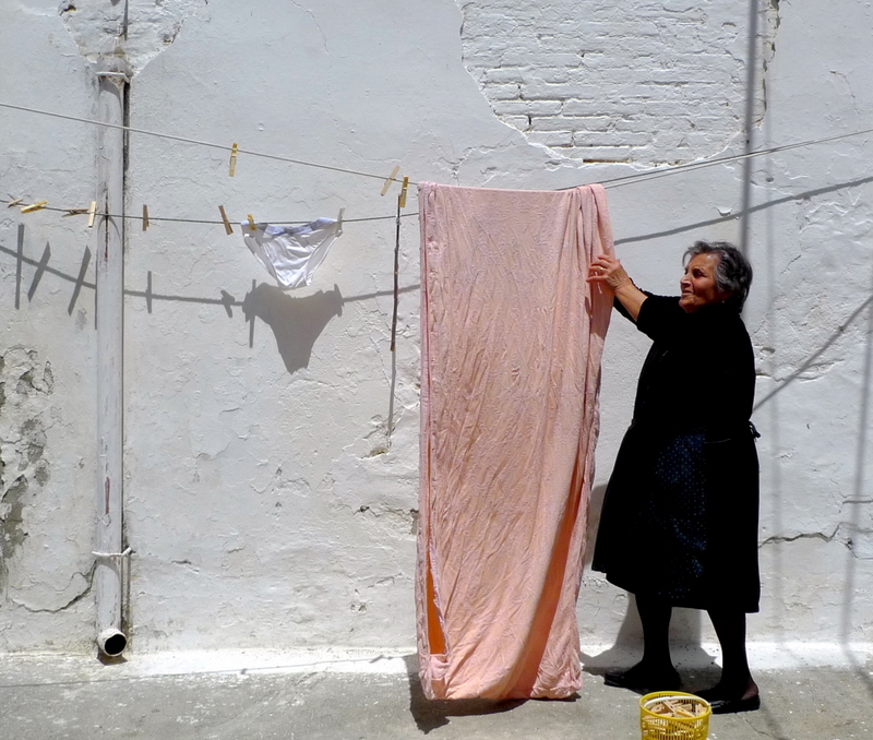 Washday scenes