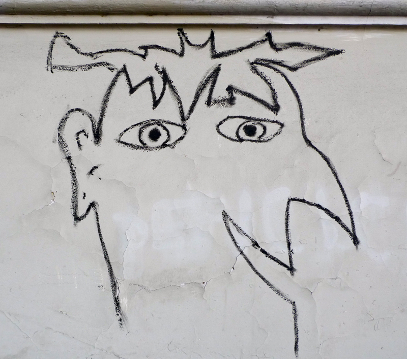 Graffiti b&w