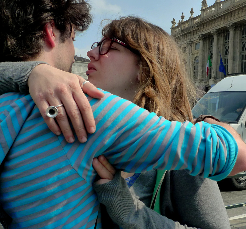 Guys  in street