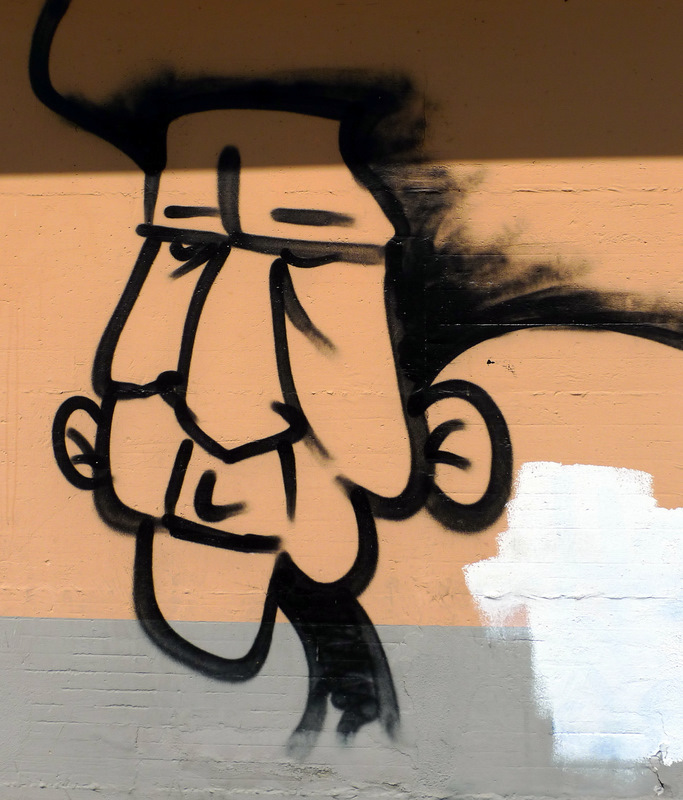 Faces on the walls