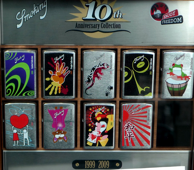 Zippo tricks - 10th Anniversary Collection