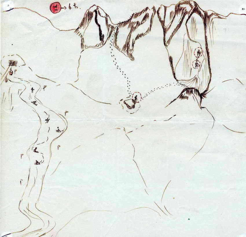 20, 21, 25 Fvrie 1965 - Rognon de Ger en hiver, dpart de Yannick