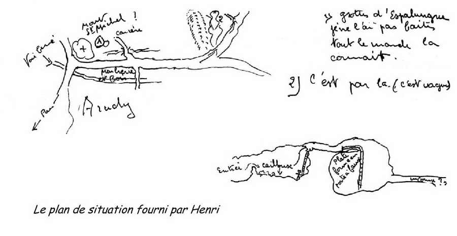Plan daccs dtaill fourni par mon ami Henri. Retour dHerv. A nous deux Malarode