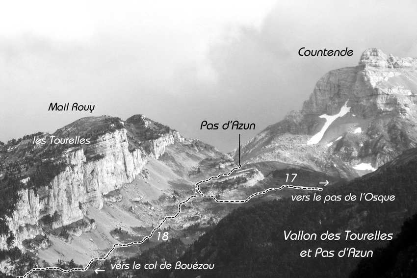 Pas dAzun et Countende vus du Nord