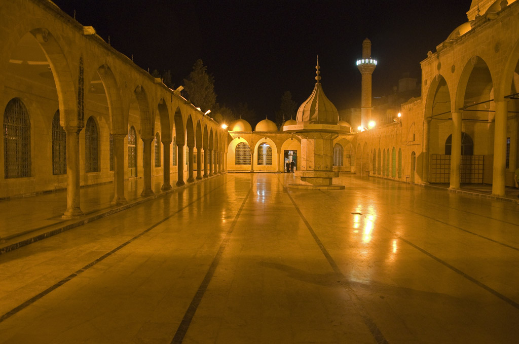 Mosque courtyard...
