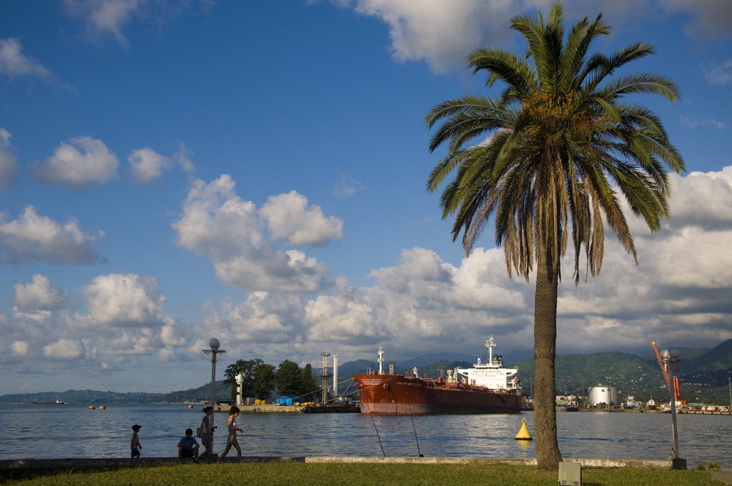 Batumi harbour...