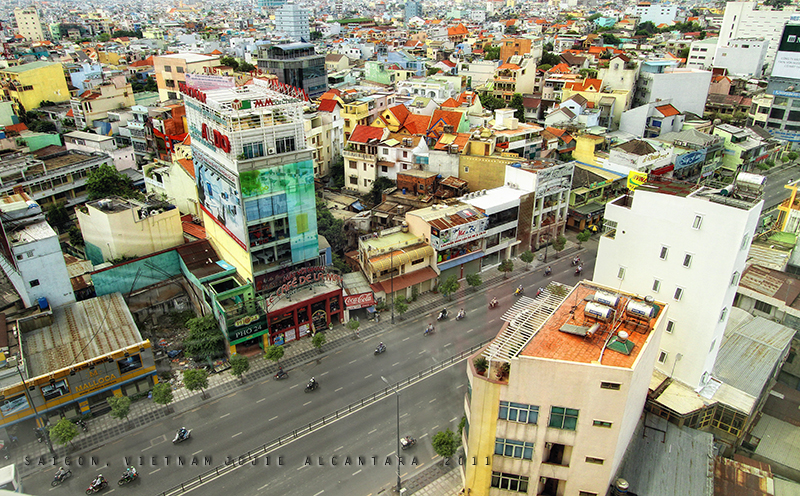 View from StarCity Saigon Hotel
