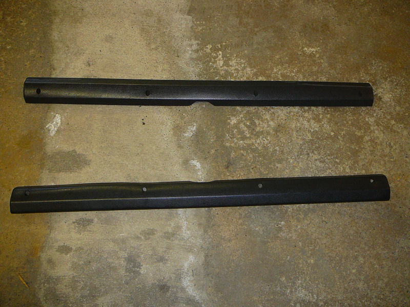 Daytona Door Sill Plates - Drive side all holes broke out.  Pass. side good