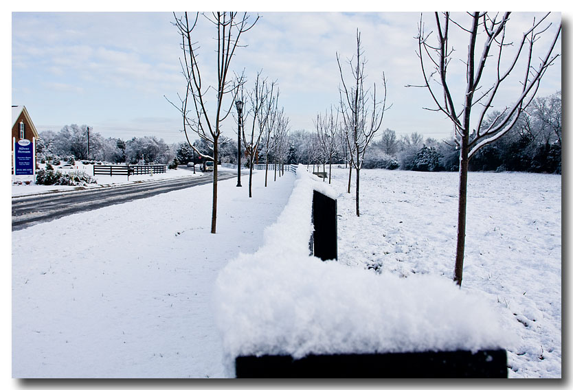 Snowy Nashville Morning