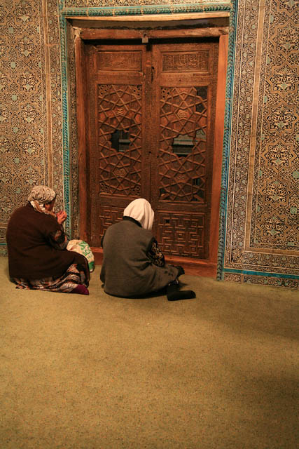 Worshippers at Tomb