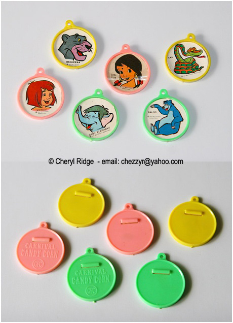 WANTED Disney Jungle Book pendants medals 1960s