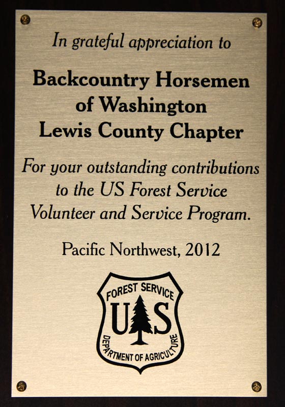 2012 USFS Pacific Northwest Award
