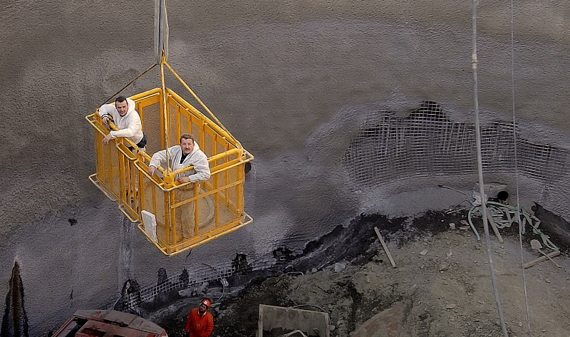 in the bucket elevator