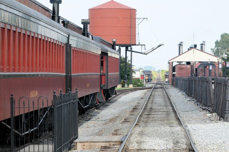 Passenger cars at Strasburg station