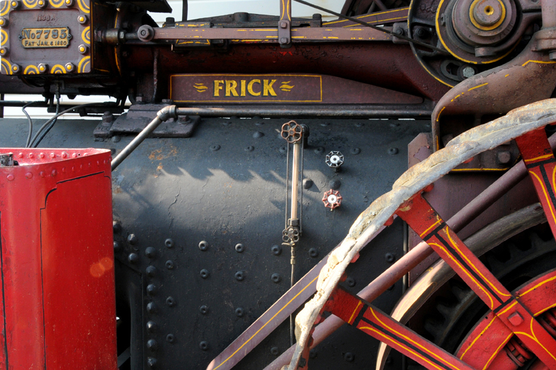 Early steam engine display Strasburg
