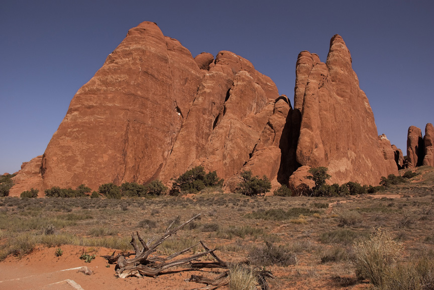 Near Broken and Sand Dune Arch -- Arches National Park