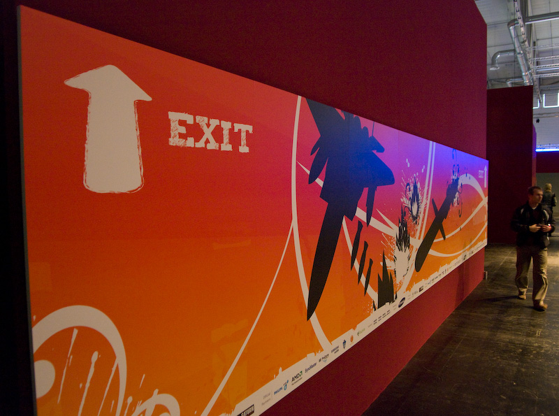 Exit sign